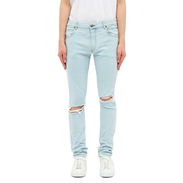 Balmain Distressed Skinny Jeans - Men - Piano Luigi