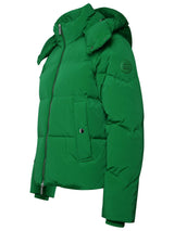 Woolrich Alsea Green Nylon Down Jacket - Women - Piano Luigi