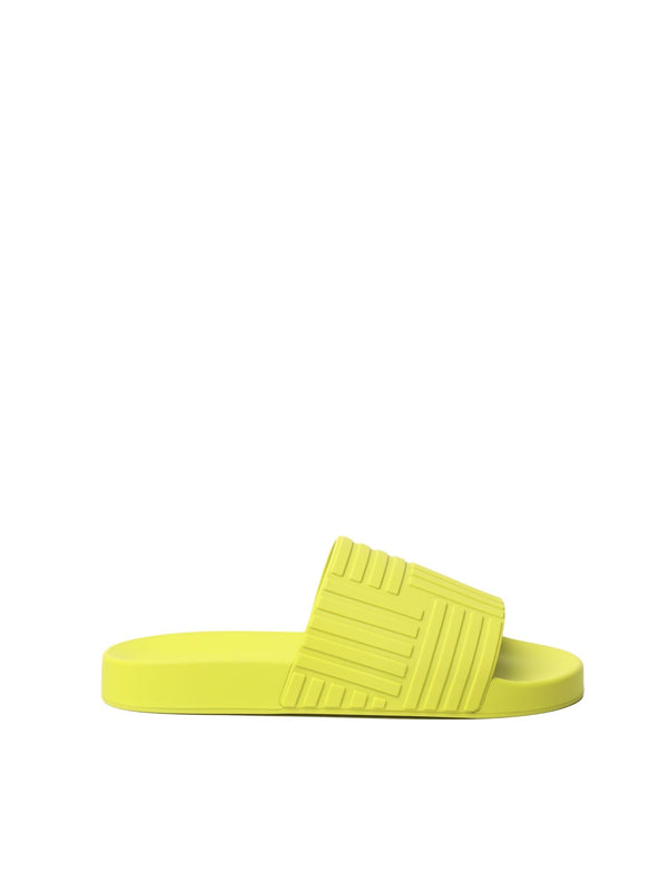 Bottega Veneta Rubber Resort Slides - Men - Piano Luigi