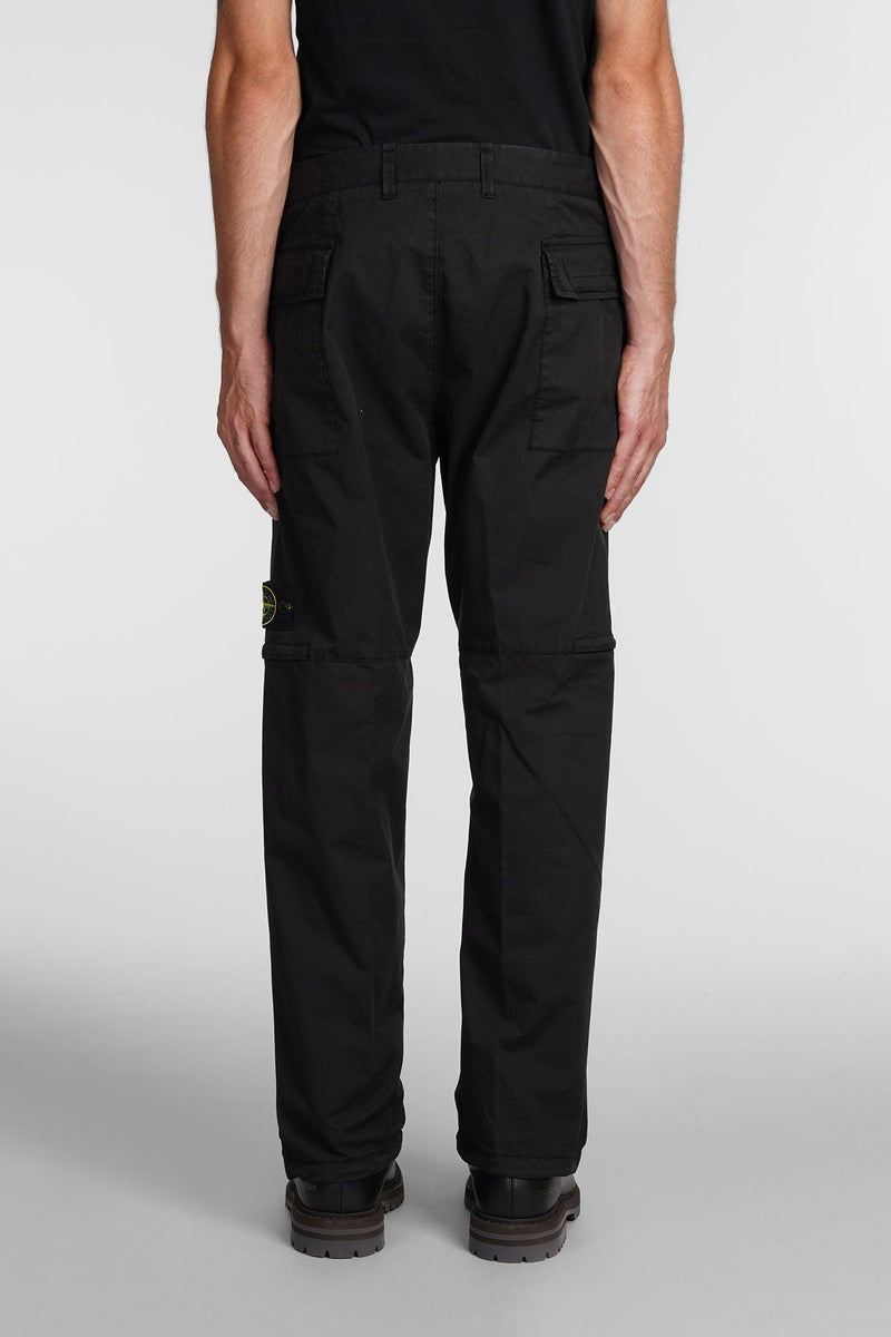 Stone Island Pants In Black Cotton - Men - Piano Luigi