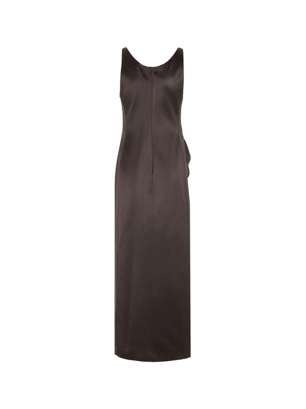 Fendi Duchess Satin Dress - Women - Piano Luigi