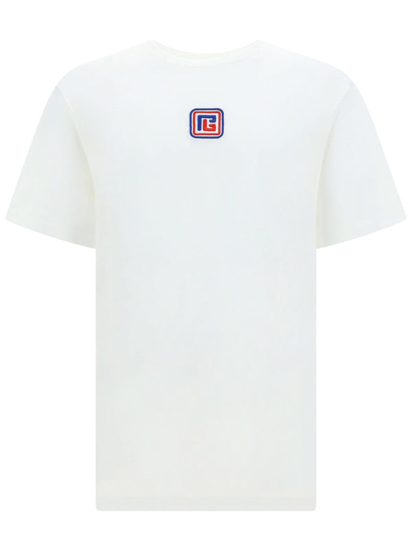 Balmain White pb T-shirt - Men - Piano Luigi