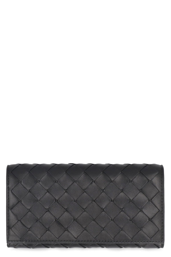 Bottega Veneta Leather Wallet - Women - Piano Luigi