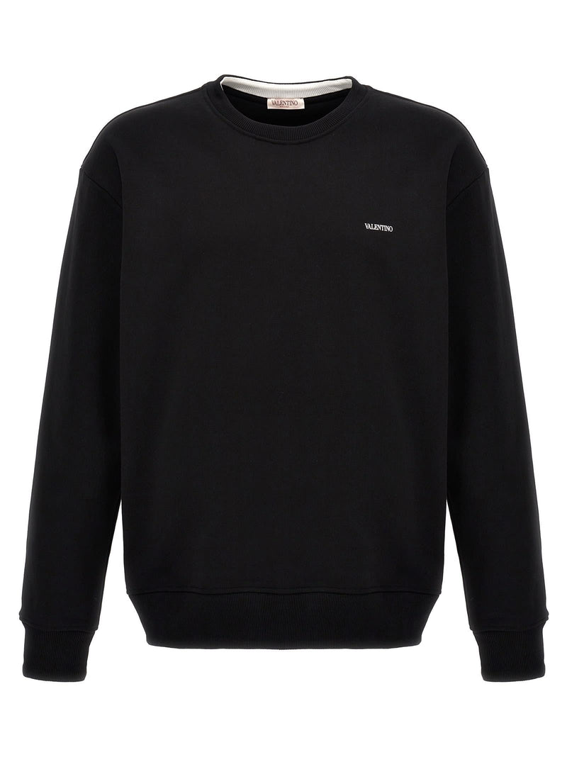 Valentino Logo Print Sweatshirt - Men - Piano Luigi