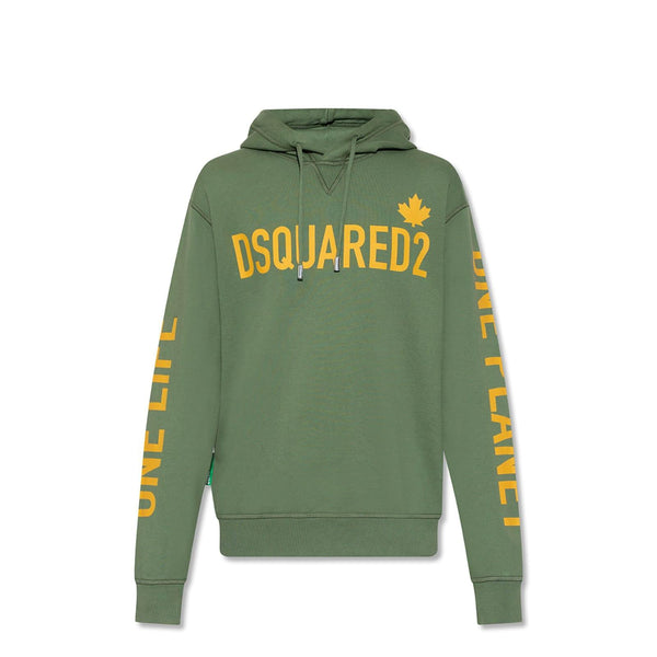 Dsquared2 Logo Hooded Sweatshirt - Men - Piano Luigi