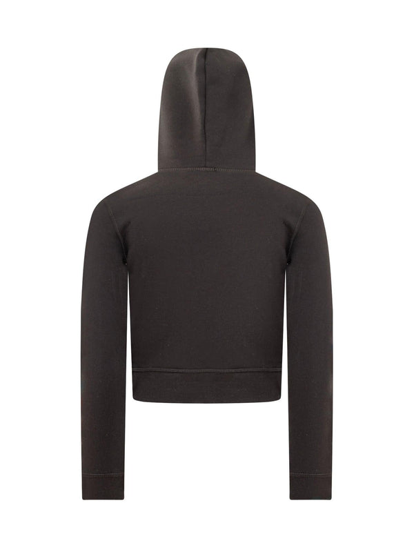 Dsquared2 D2 Mini Hoodie In Black - Women - Piano Luigi