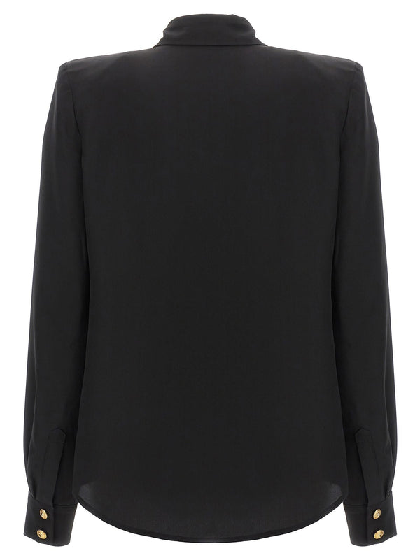 Balmain Logo Button Shirt - Women - Piano Luigi