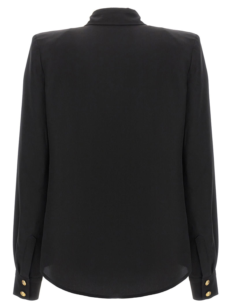 Balmain Logo Button Shirt - Women - Piano Luigi