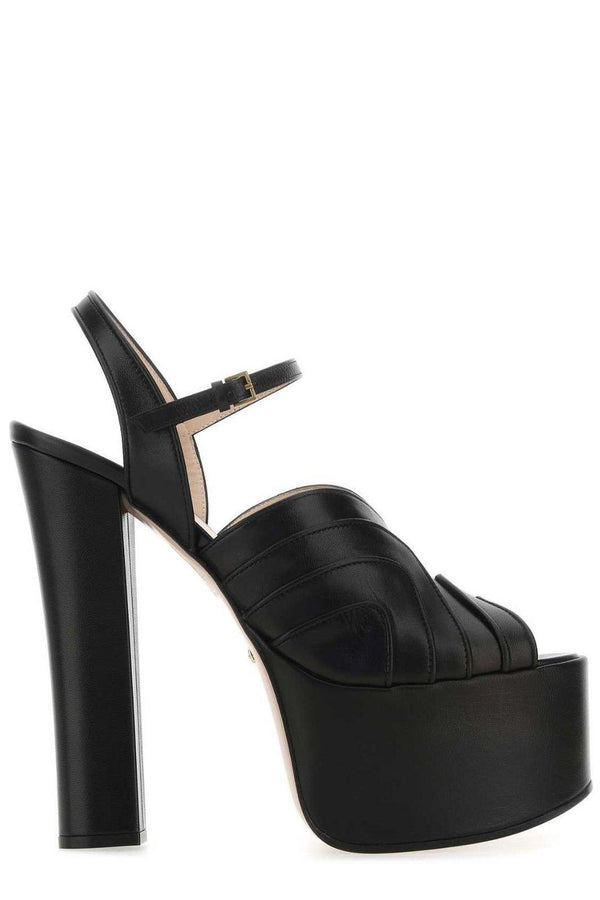 Gucci Slingback Platform Sandals - Women - Piano Luigi