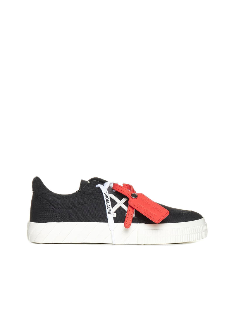 Off-White Canvas Low Vulcanized Sneakers - Women - Piano Luigi