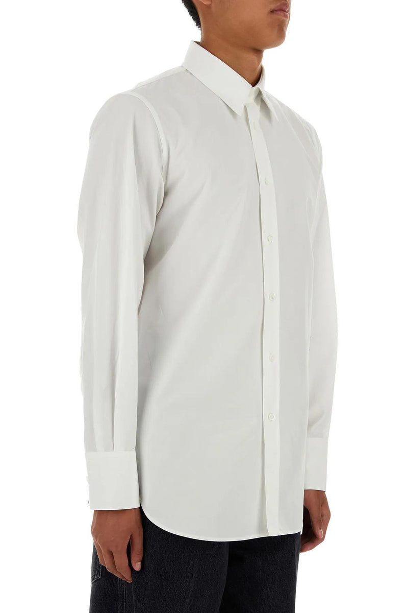 Burberry Whit Poplin Shirt - Men - Piano Luigi