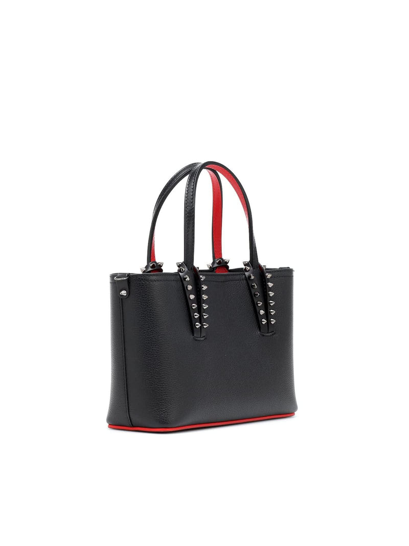 Christian Louboutin Black Leather Cabata Mini Bag - Women - Piano Luigi