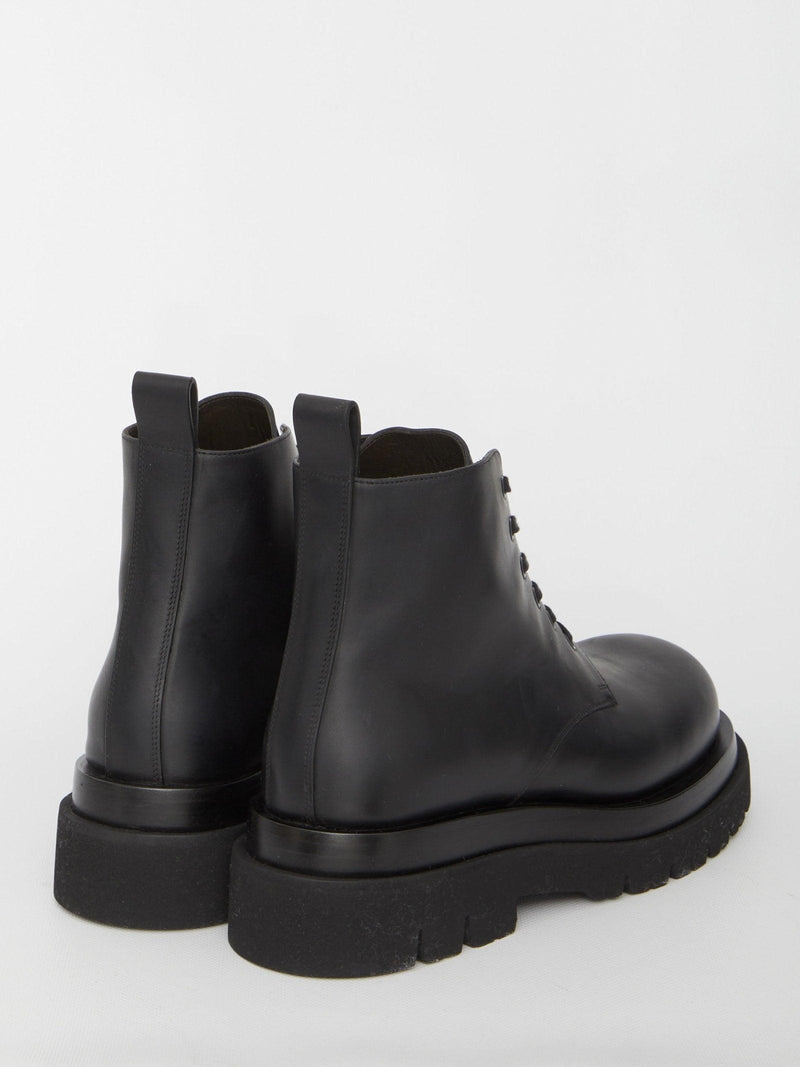 Bottega Veneta Lug Lace-up Ankle Boots - Men - Piano Luigi