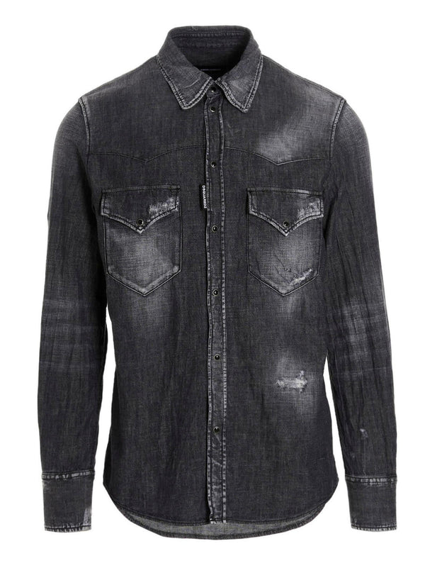 Dsquared2 new Western Shirt - Men - Piano Luigi