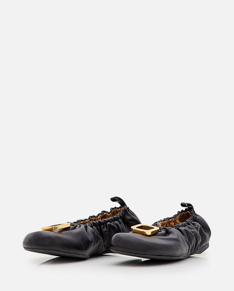 J.W. Anderson Leather Ballet Flats - Women - Piano Luigi