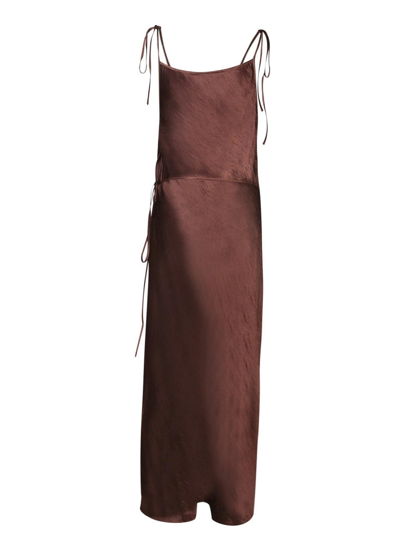 Acne Studios Drapared Brown Dress - Women - Piano Luigi