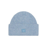 Acne Studios Face Logo Patch Rib-knit Beanie - Men - Piano Luigi