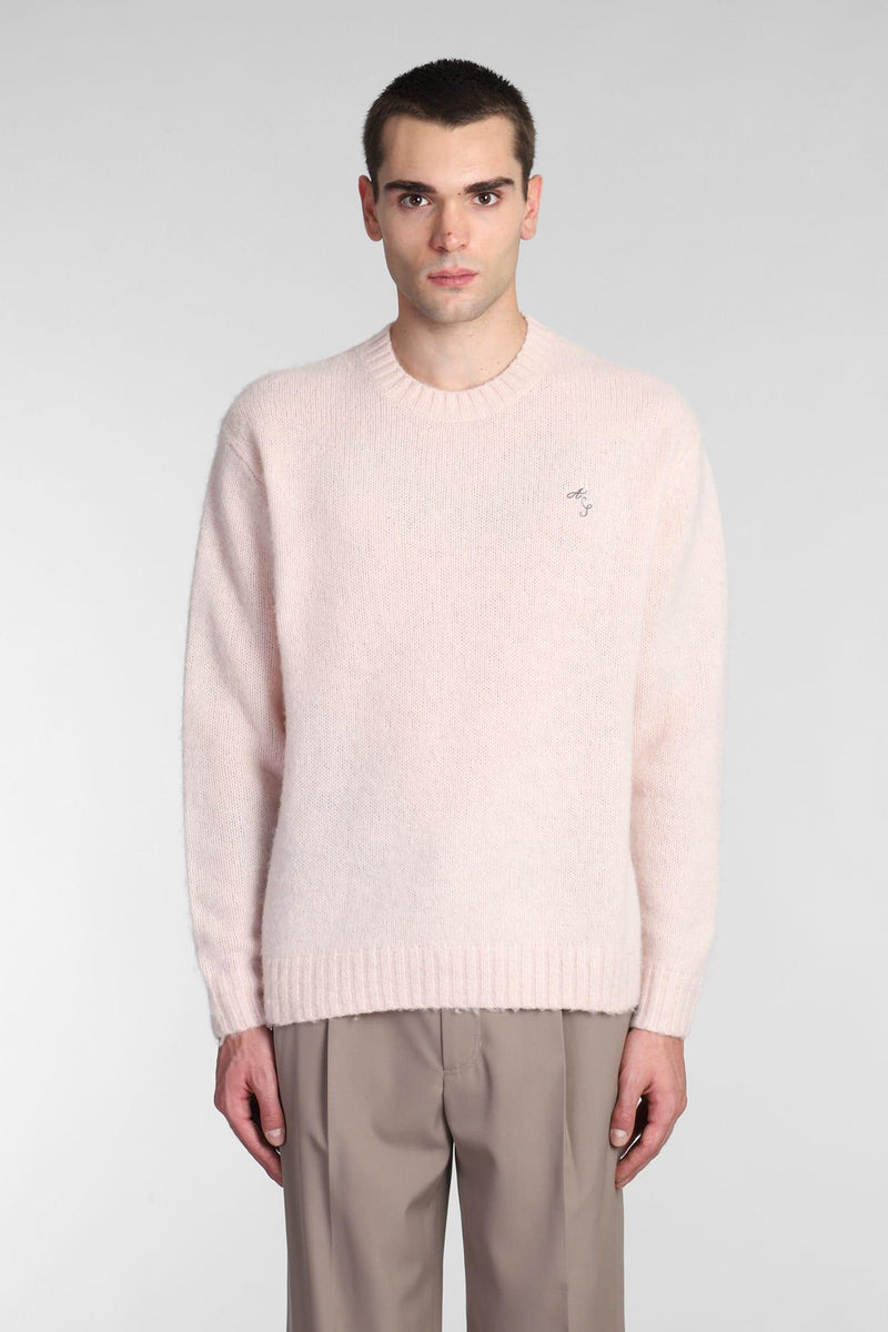 Acne Studios Knitwear In Rose-pink Wool - Men - Piano Luigi