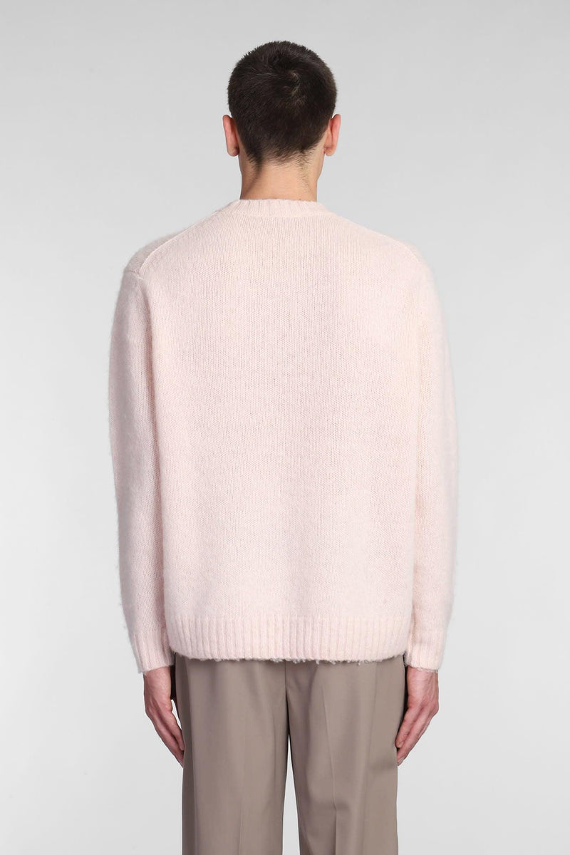Acne Studios Knitwear In Rose-pink Wool - Men - Piano Luigi