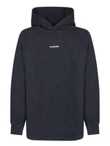 Acne Studios Logo Black Hoodie - Women - Piano Luigi