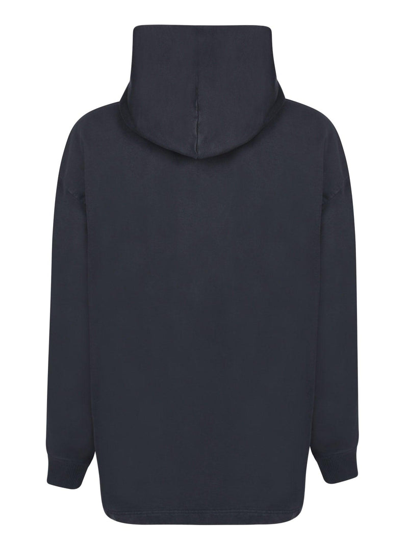 Acne Studios Logo Black Hoodie - Women - Piano Luigi