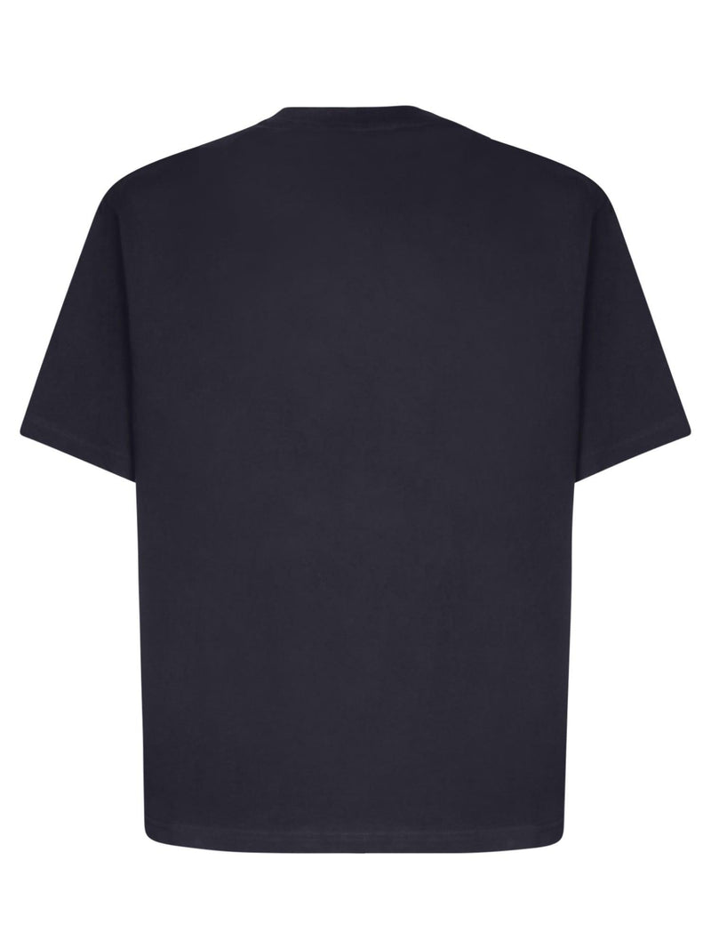 Acne Studios Logo Print Black T-shirt - Men - Piano Luigi