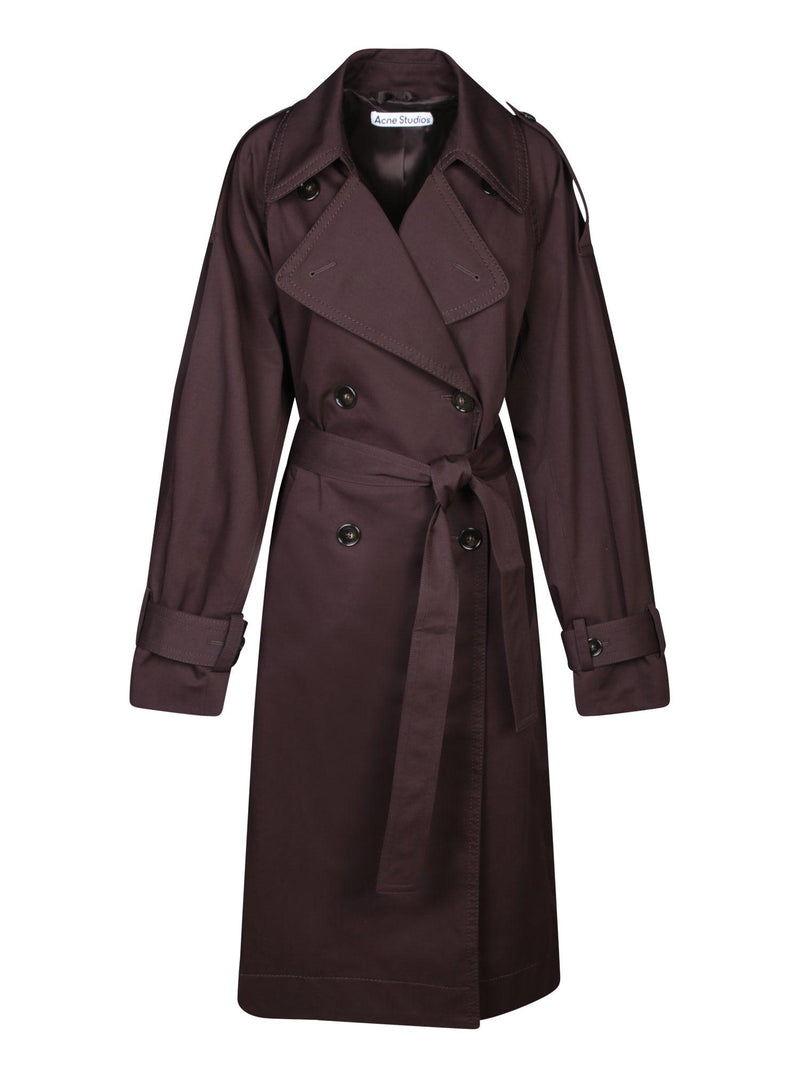 Acne Studios Oversize Brown Trench Coat - Women - Piano Luigi