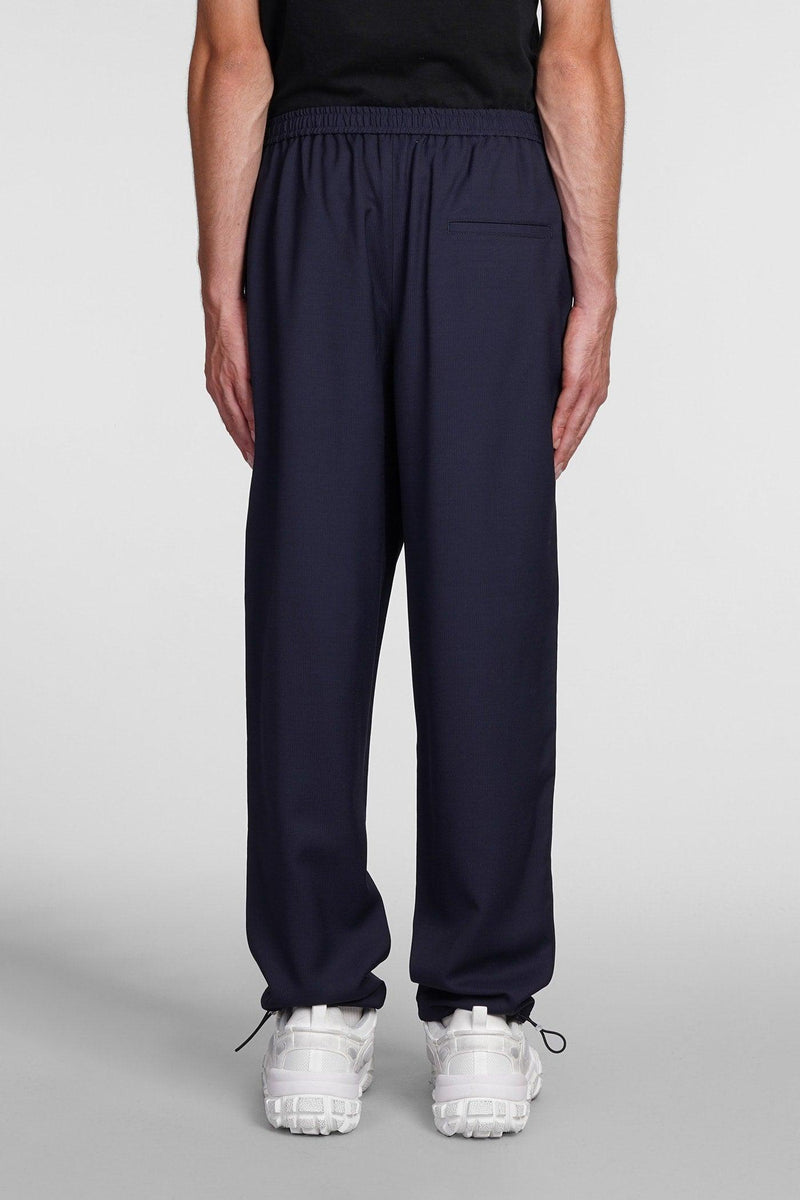 Acne Studios Pants In Blue Viscose - Men - Piano Luigi