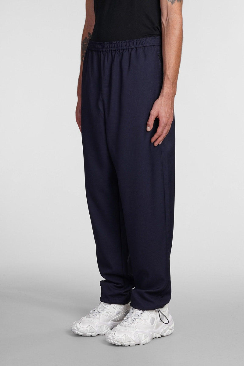 Acne Studios Pants In Blue Viscose - Men - Piano Luigi