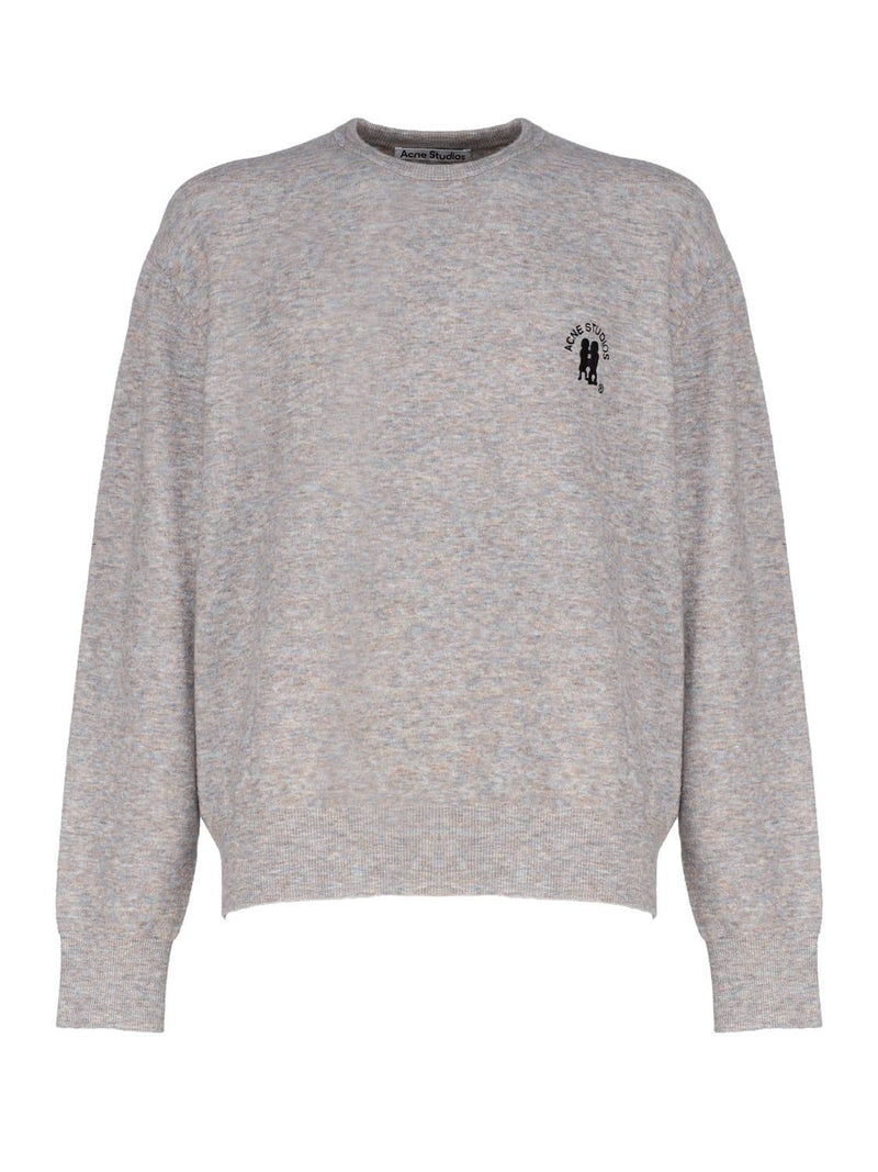 Acne Studios Pullover With Embroidered Logo - Men - Piano Luigi