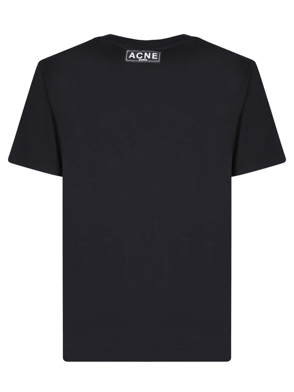 Acne Studios Seasonal Logo Black T-shirt - Men - Piano Luigi