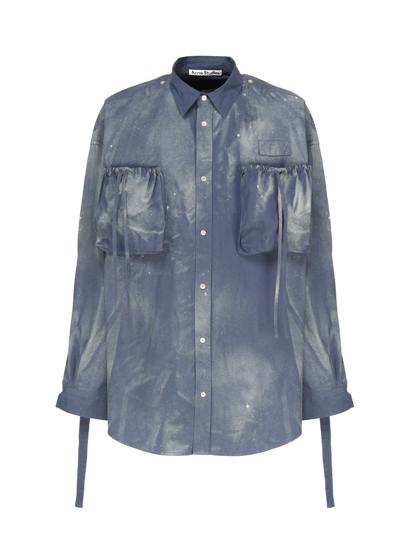 Acne Studios Shirt With Buttons And Spray Treatment - Men - Piano Luigi