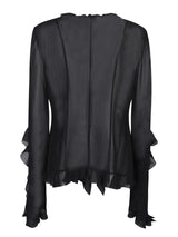 Acne Studios Volant Black Shirt - Women - Piano Luigi