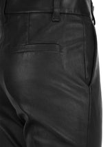 Brunello Cucinelli Stretch Nappa Leather Cigarette Trousers - Women - Piano Luigi