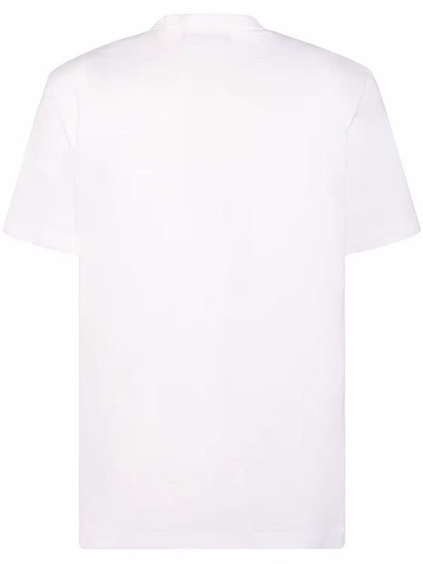 Dsquared2 White Cotton T-shirt - Men - Piano Luigi