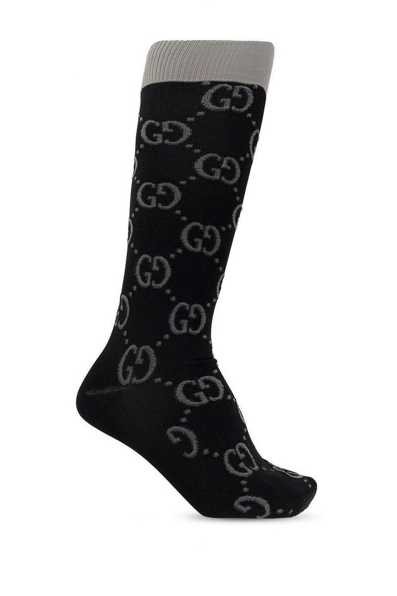 Gucci Gg Knit Socks - Men - Piano Luigi