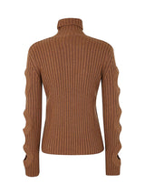 J.W. Anderson Cut Out Sleeve Turtleneck Jumper - Women - Piano Luigi