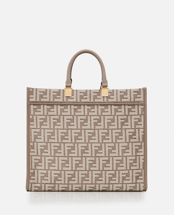 Fendi Chenille Ff Sunshine Tote Monogram - Women - Piano Luigi