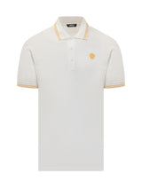 Versace Medusa With Greca Jacquard Polo Shirt - Men - Piano Luigi