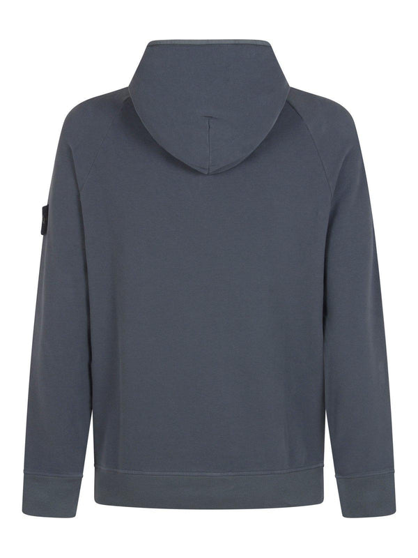 Stone Island Compass Patch Long-sleeved Hoodie - Men