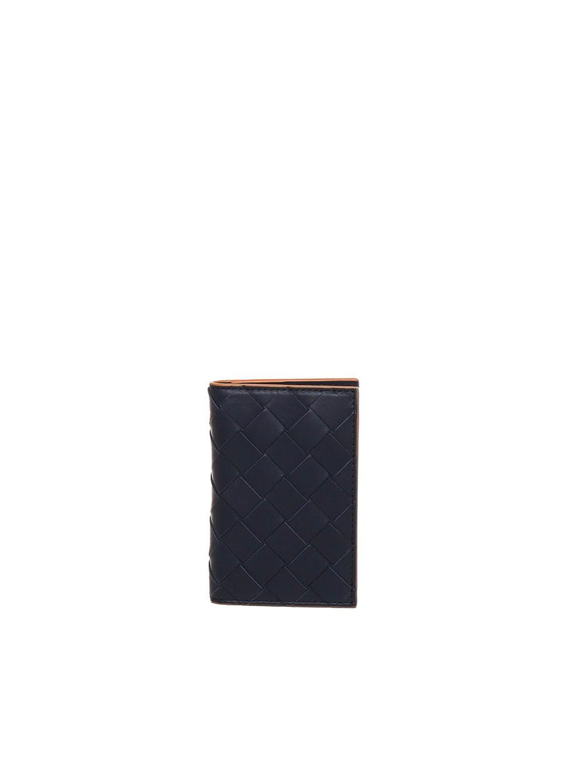 Bottega Veneta Card Holder With Woven Flap - Men - Piano Luigi