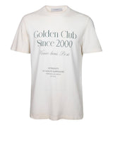 Golden Goose Golden T-shirt In Cotton Jersey Color Off White - Men - Piano Luigi