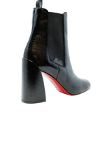 Christian Louboutin Black Leather Turelastic 85 Naplak Ankle Boots - Women - Piano Luigi