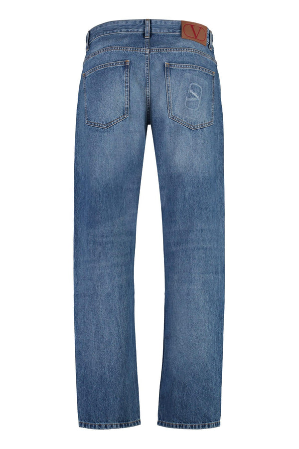 Valentino 5-pocket Straight-leg Jeans - Men - Piano Luigi