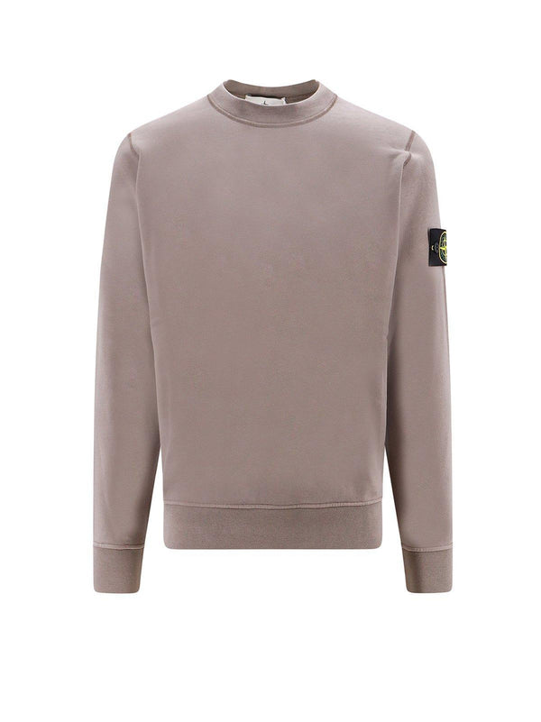 Stone Island Logo Patch Crewneck Sweatshirt - Men - Piano Luigi