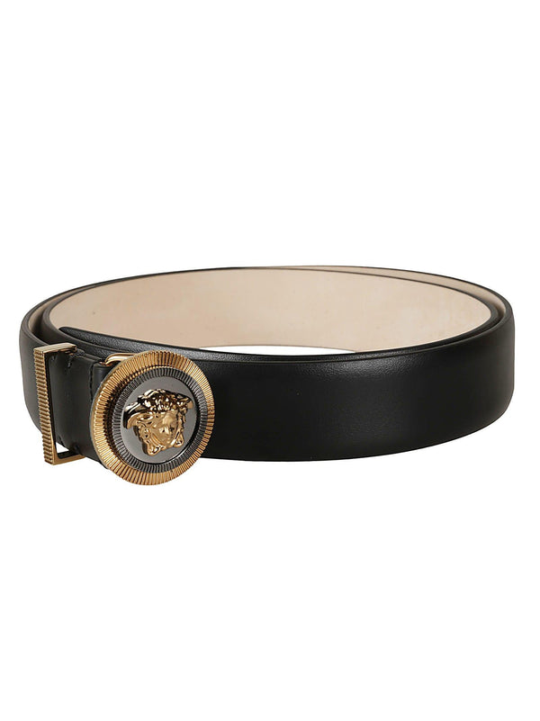 Versace Bi-color Medusa Buckled Belt - Women - Piano Luigi