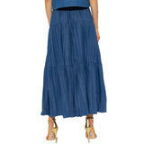 Gucci Denim Pleated Trousers - Women - Piano Luigi