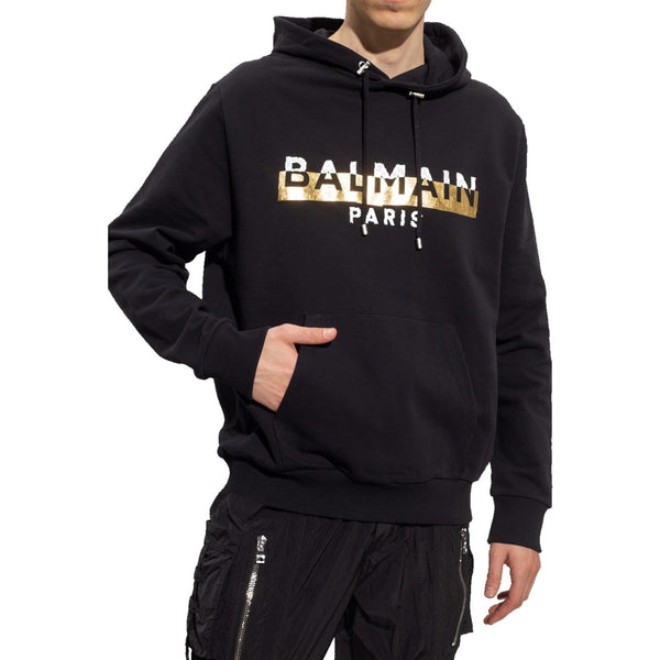 Balmain Logo Hooded Sweatshirt - Men - Piano Luigi