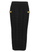 Balmain monogram Skirt - Women - Piano Luigi