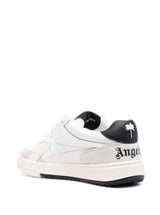 Palm Angels Palm University Low Top Sneakers In White And Black Sneakers Woman - Women - Piano Luigi